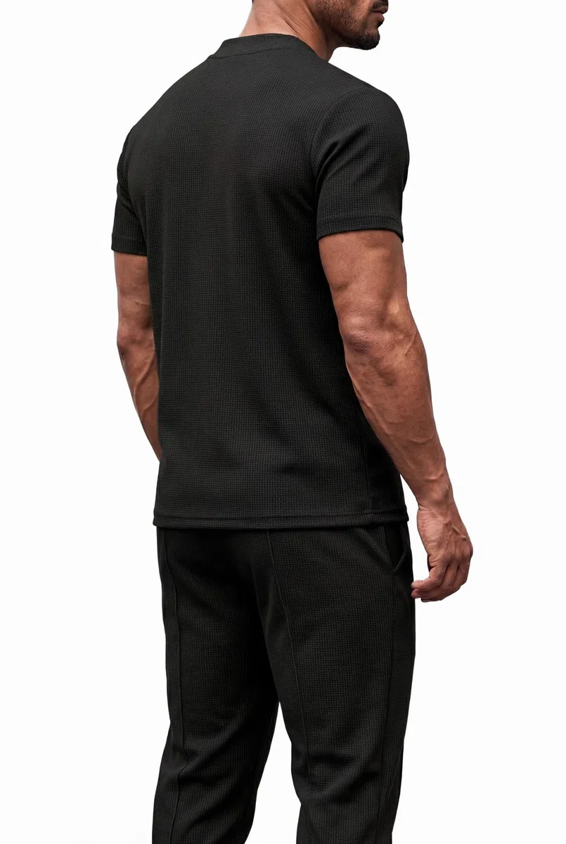 Ensemble Homme Survêtement Jogging Homme Sweat Shirt et Pantalon à Poche Ensemble Été Veste de Travail