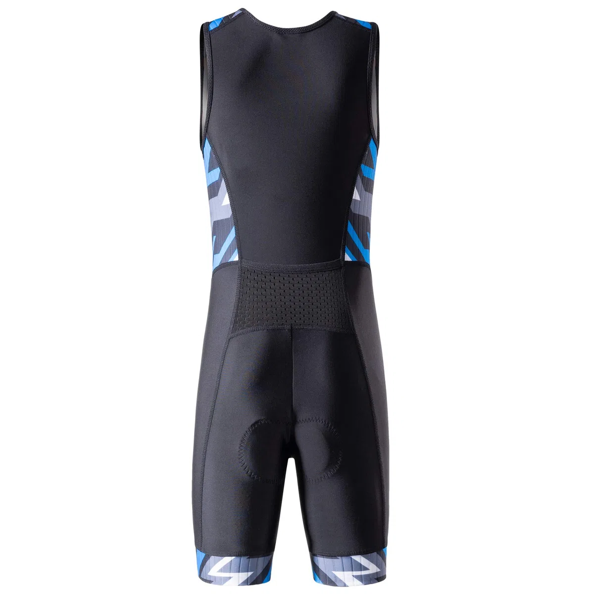 MY KILOMETRE Combinaison Triathlon Garçon sans Manches – Trisuit Respirant à Séchage Rapide avec Poche Arrière – Natation, Cyclisme & Course UPF 50+
