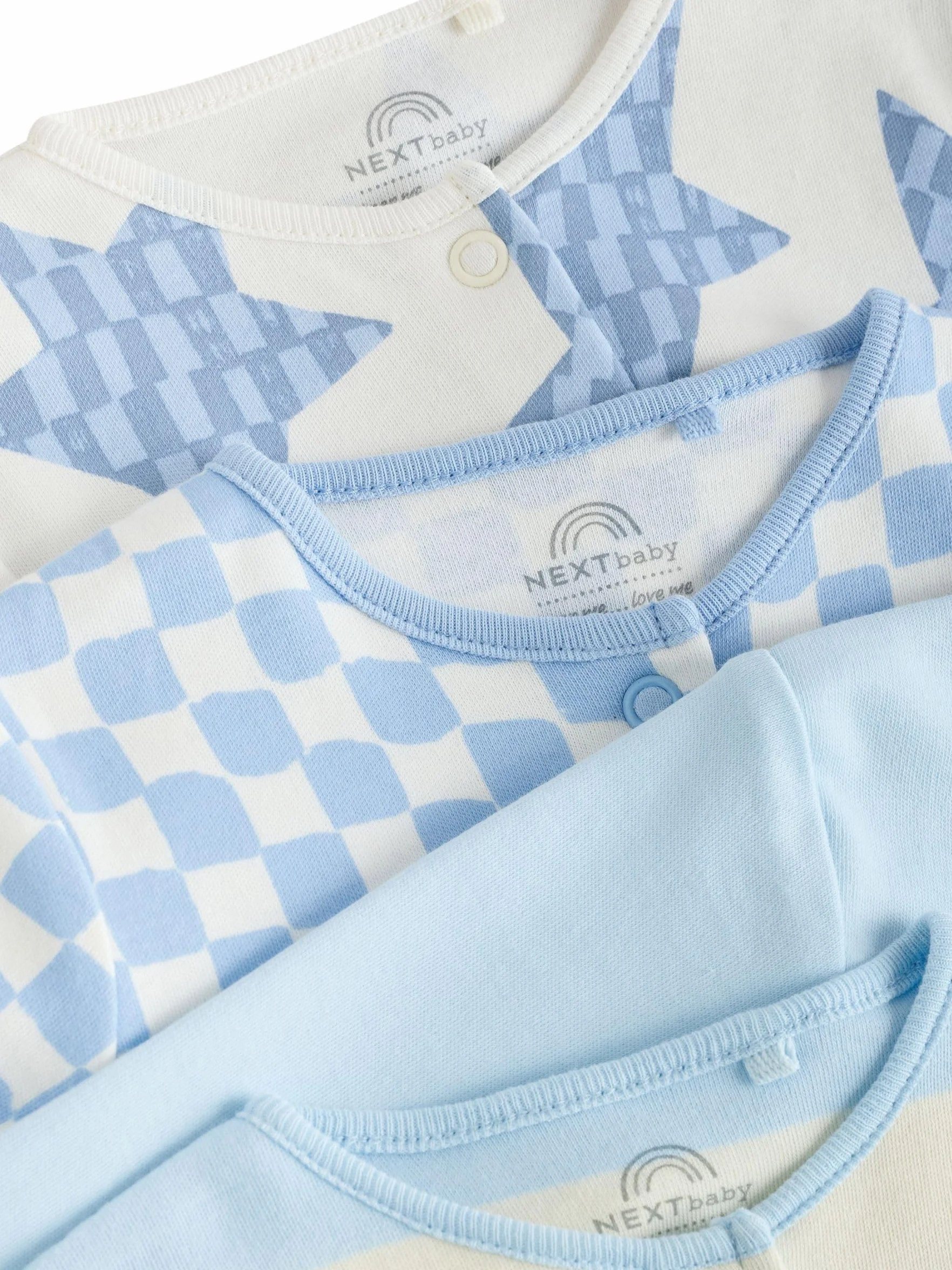NEXT Bébé garçon Dors-Bien sans Pieds à Motif étoiles Lot de 4