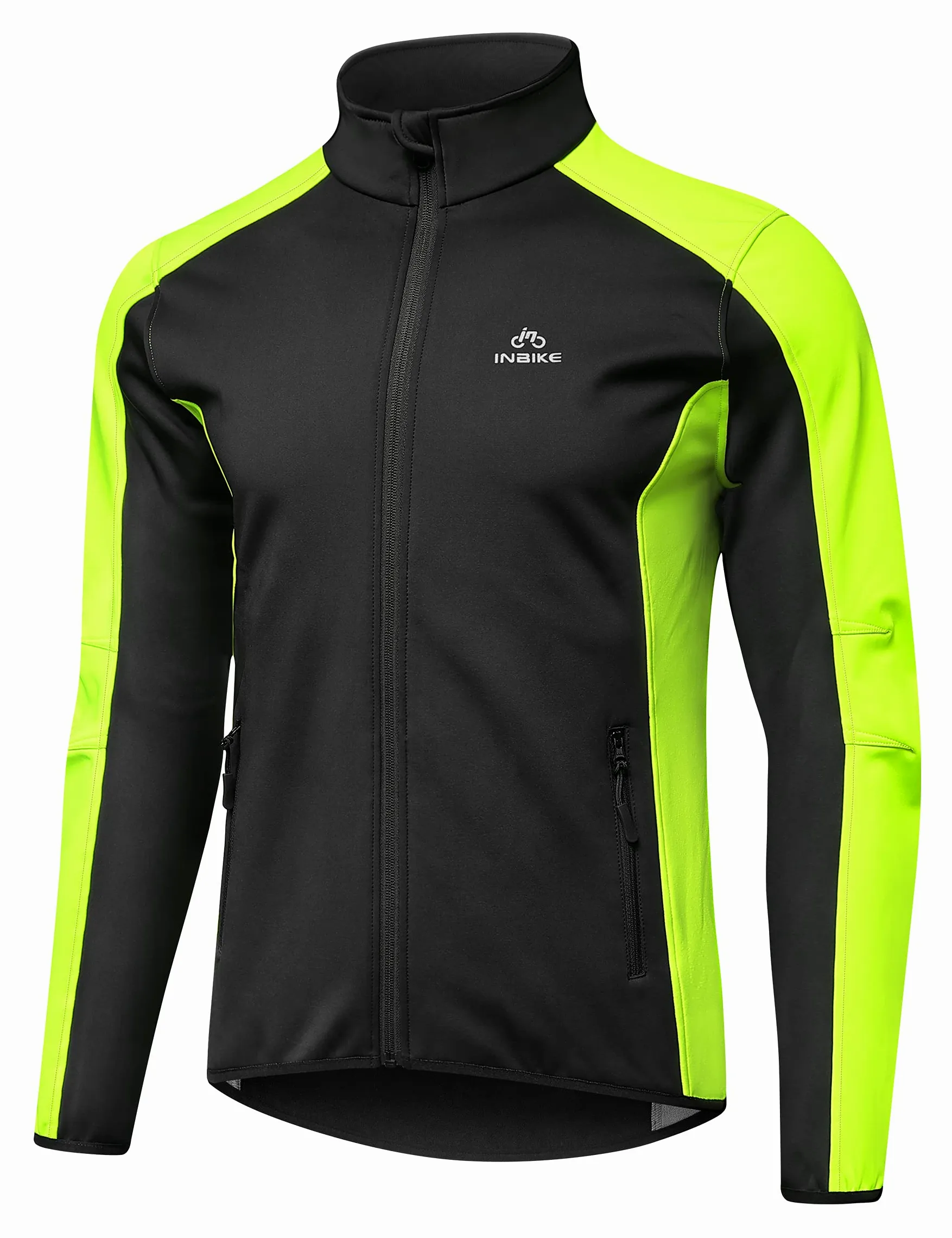INBIKE Veste Cyclisme Homme Hiver Blouson Chaud Polaire Coupe Vent Vtt Velo WJ602