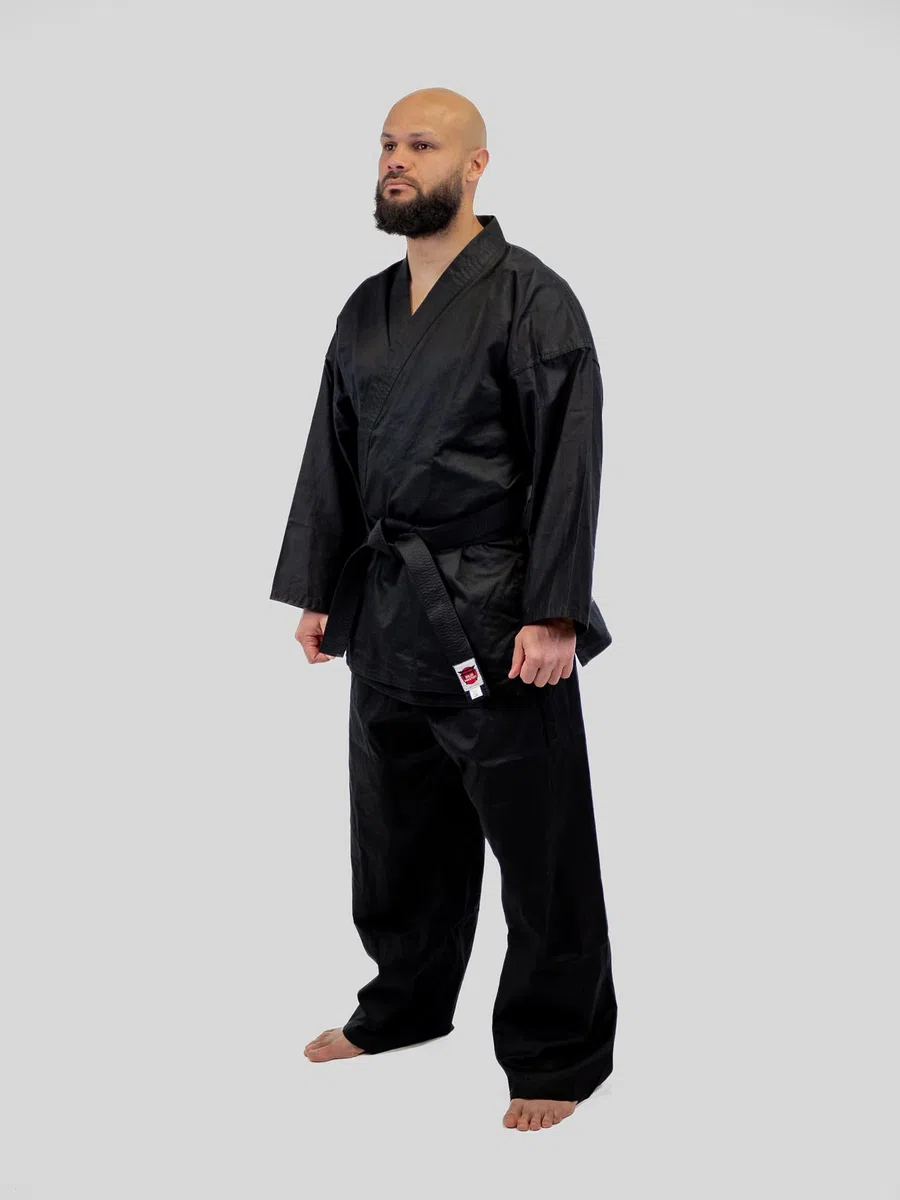 Kimono Karaté Noir Yok Taille 180cm